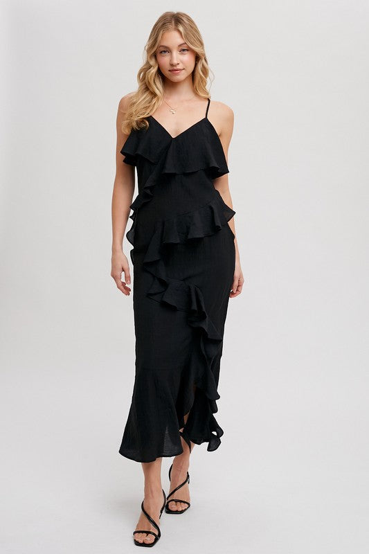 Ruffled Maxi Dress