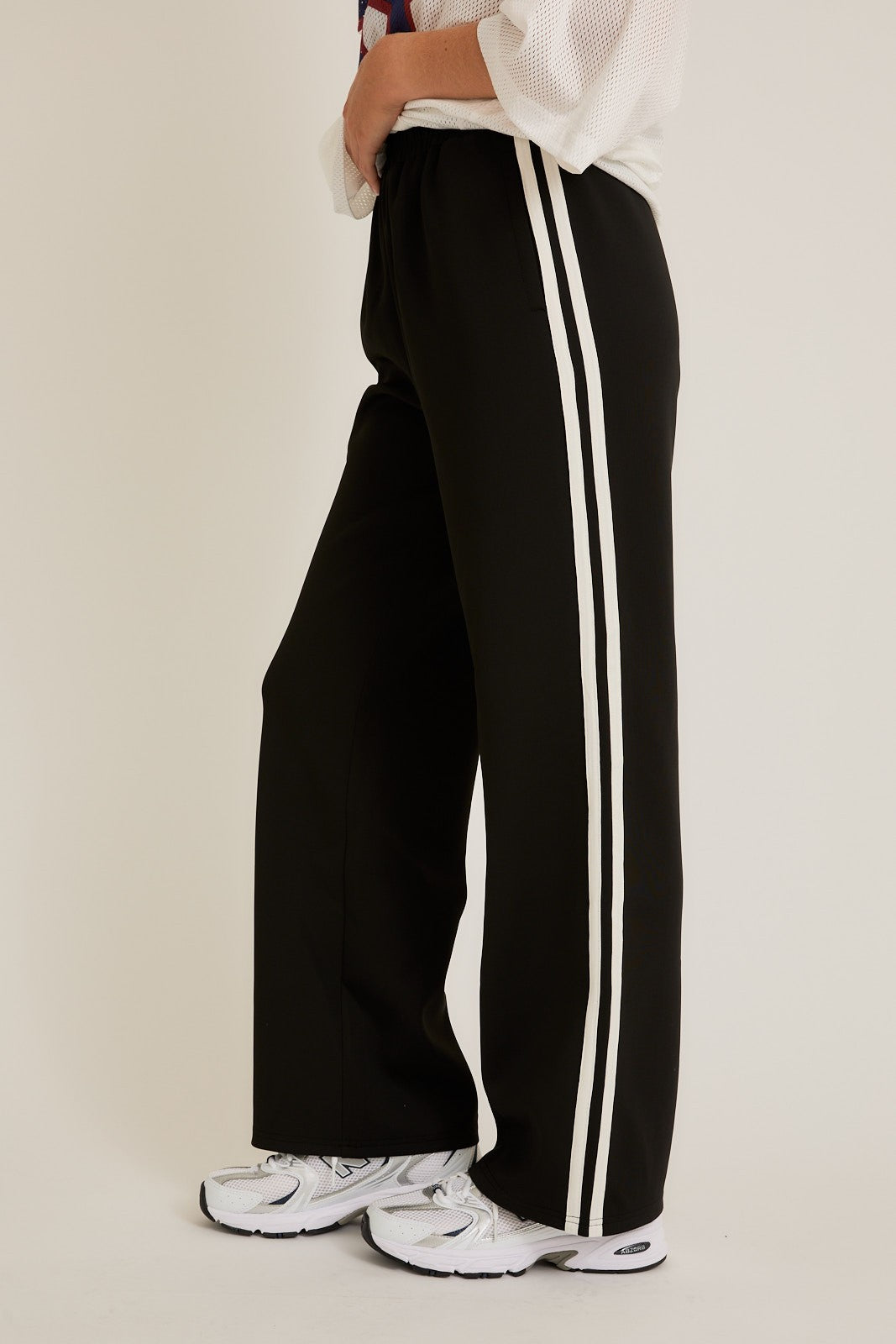 Wide Leg Track Pants