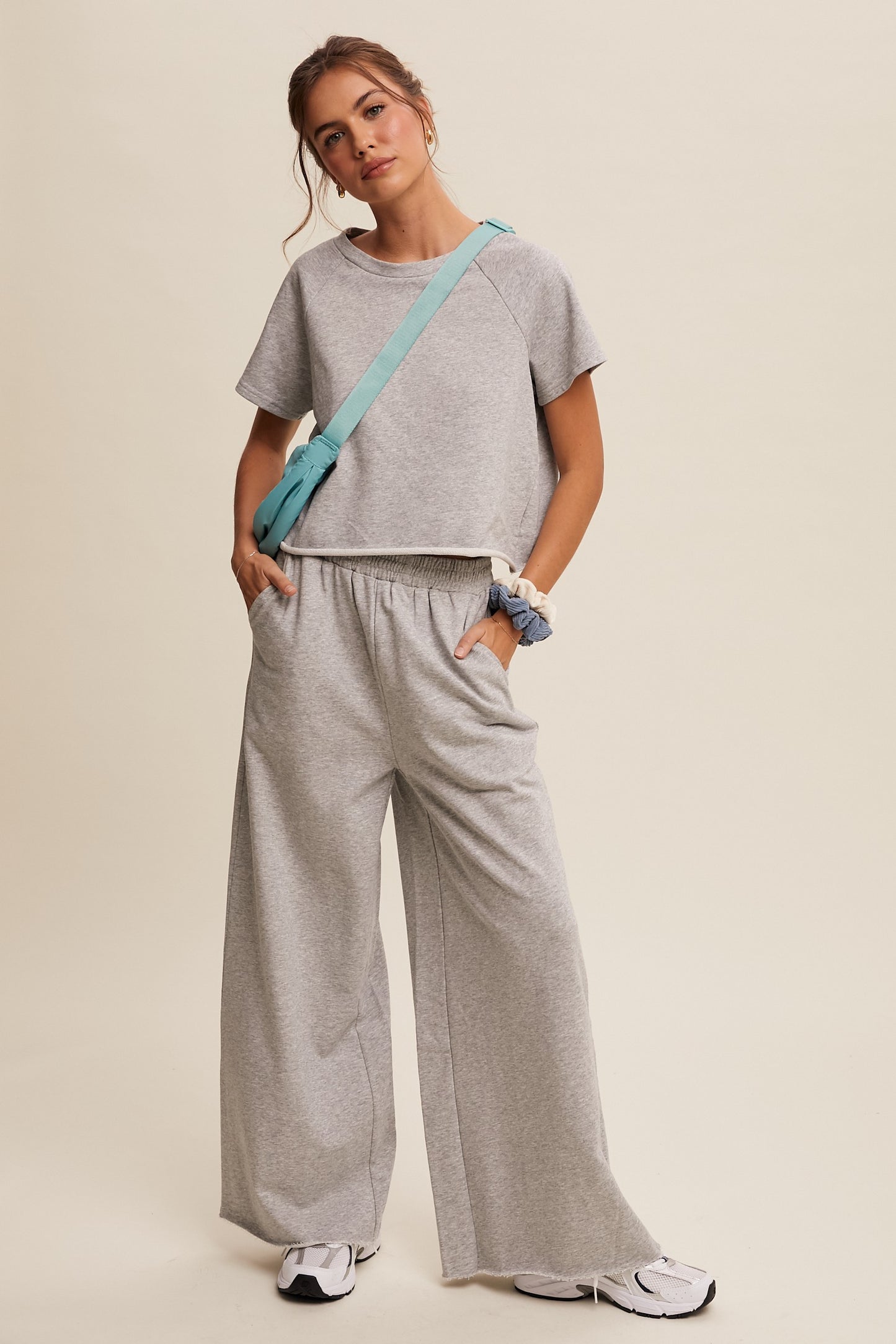 Tee and Wide Leg Pant Set