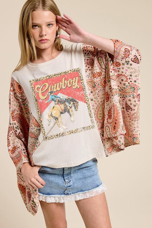 Western Vintage Cowboy Top