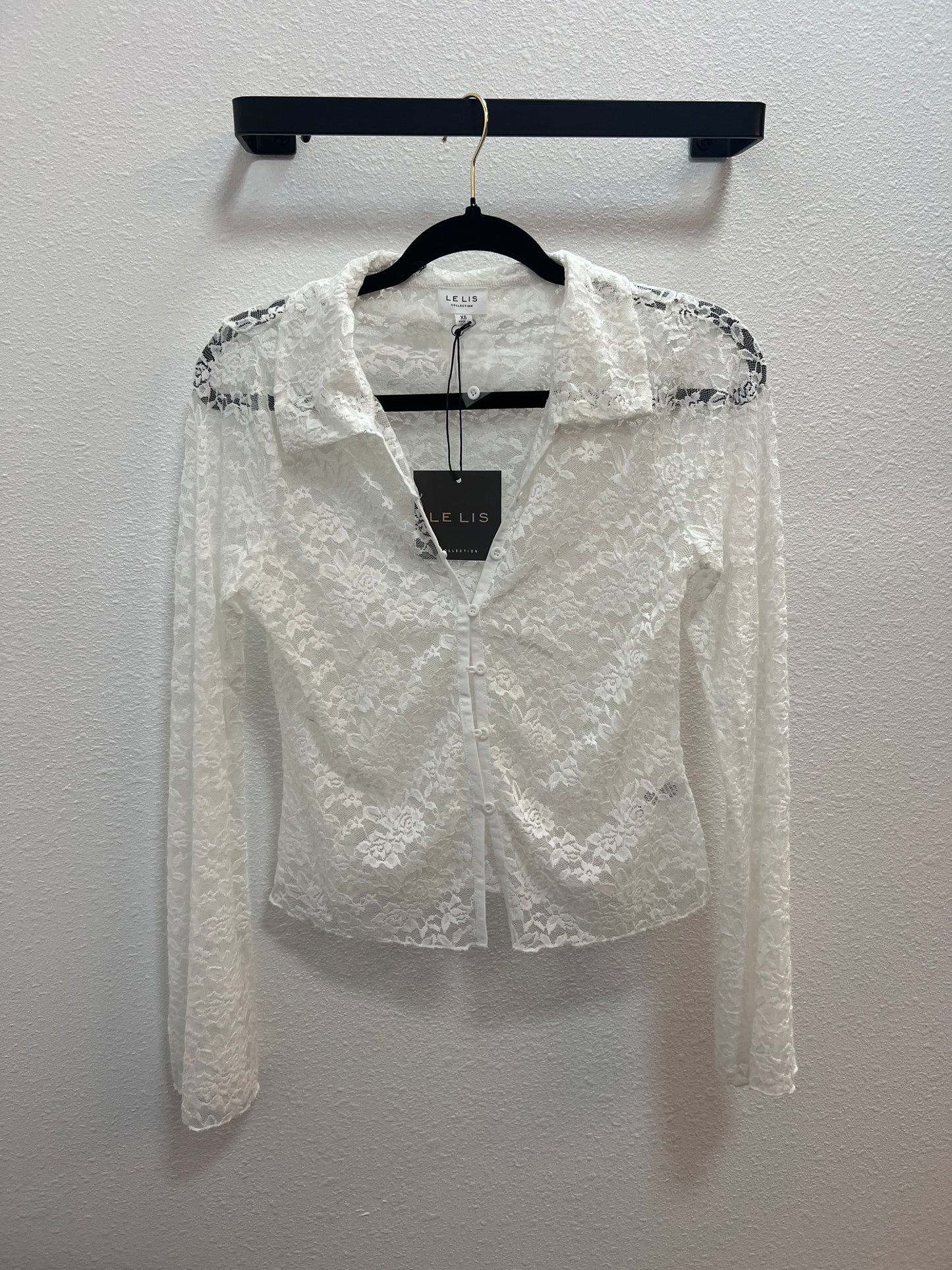 White Lace Long Sleeve