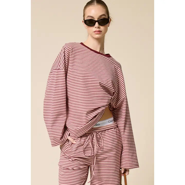 Berry and Pink Striped Set