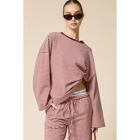 Berry and Pink Striped Set