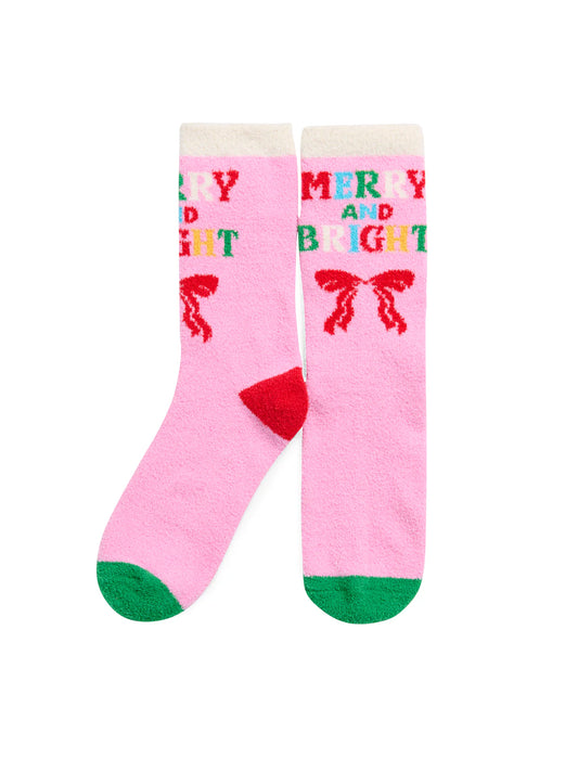MERRY & BRIGHT SOCKS