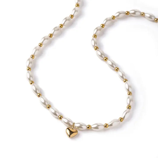 Waterproof White Shell Necklace