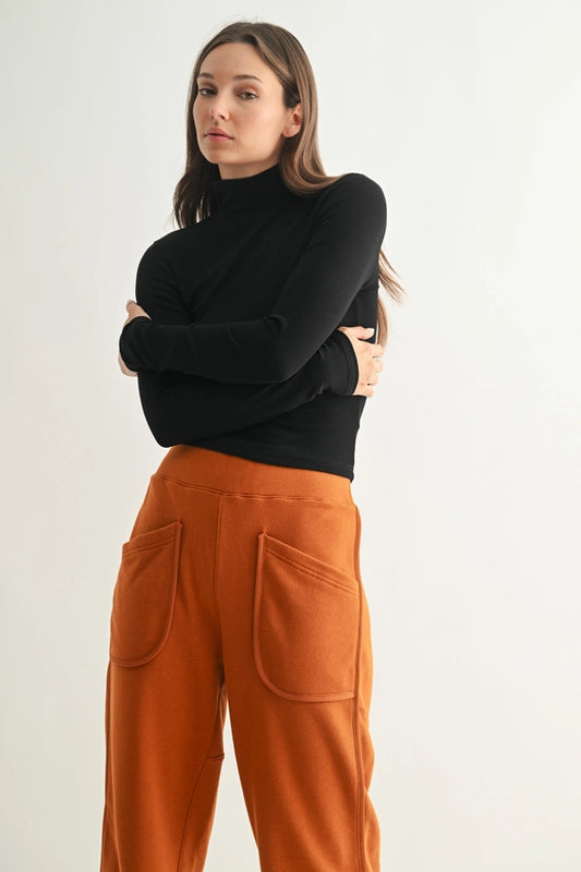 Micro Ribbed Long Sleeve