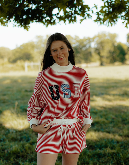 Stripe USA Sweatshirt