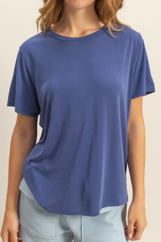 Dusty Indigo Short Sleeve Tee