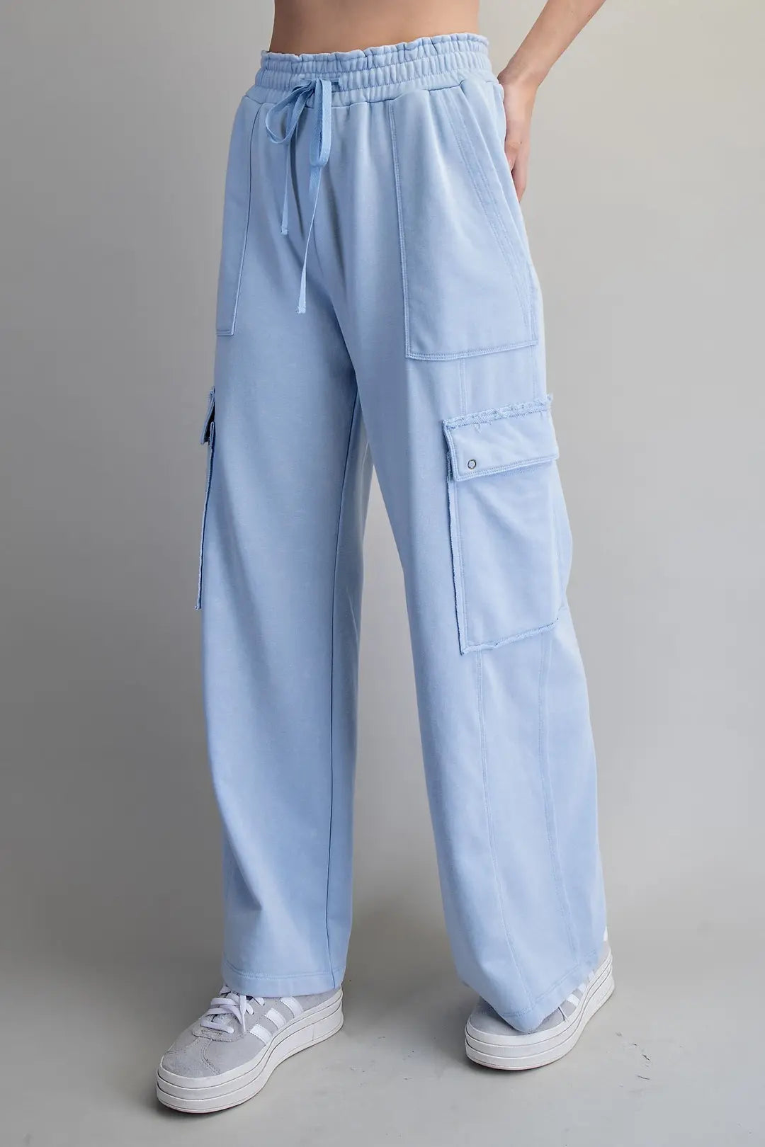 Snow Washed Cargo Pants