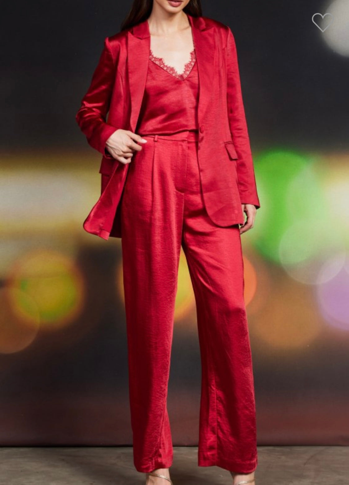 Ruby Satin Blazer