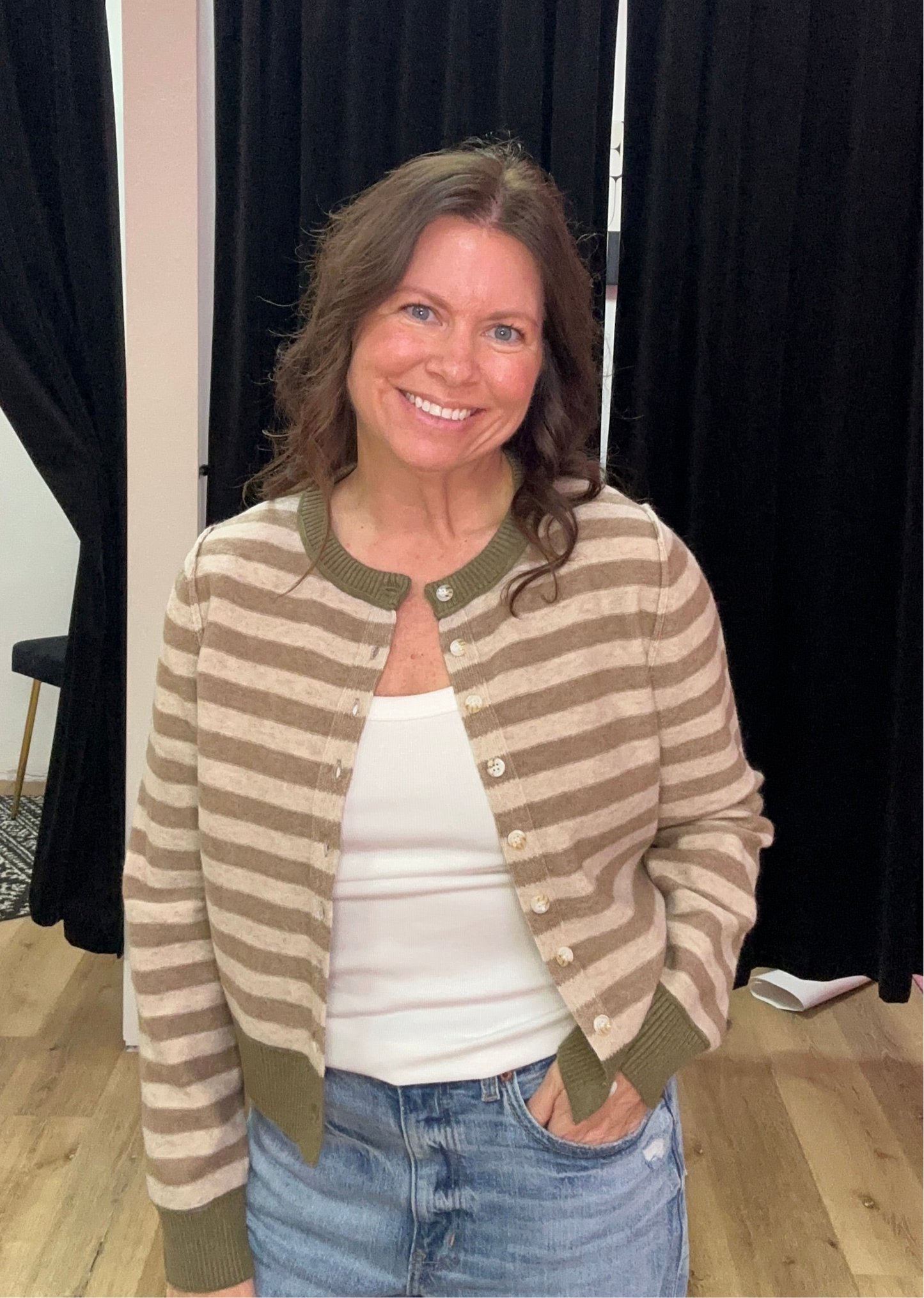 Cozy Stripes Cardi