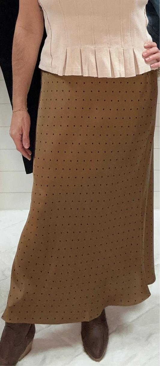 Choco Dot Skirt