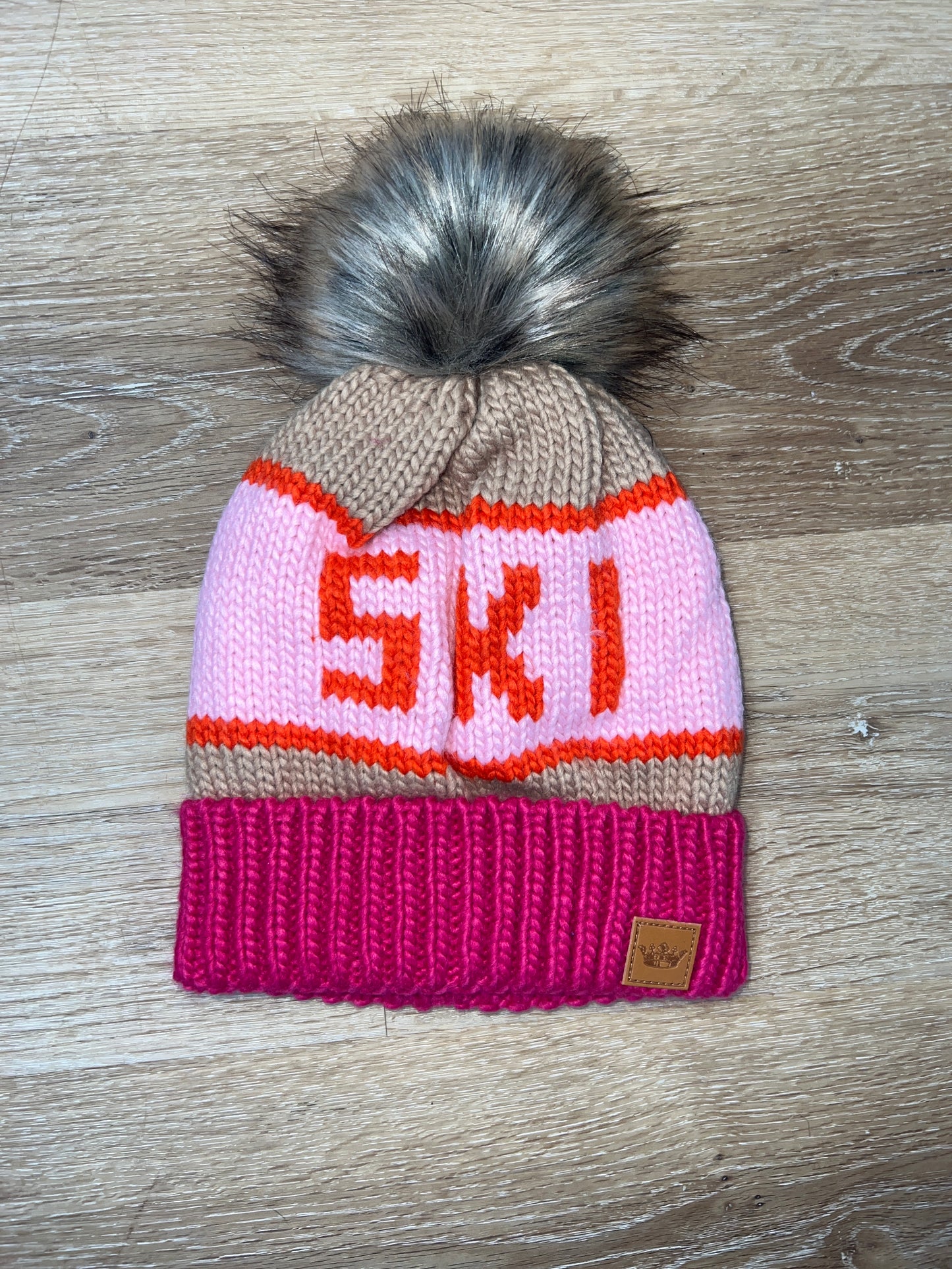 Pink Pom Hat