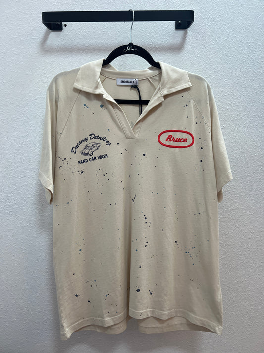 Dreamy Detailing Raglan Polo