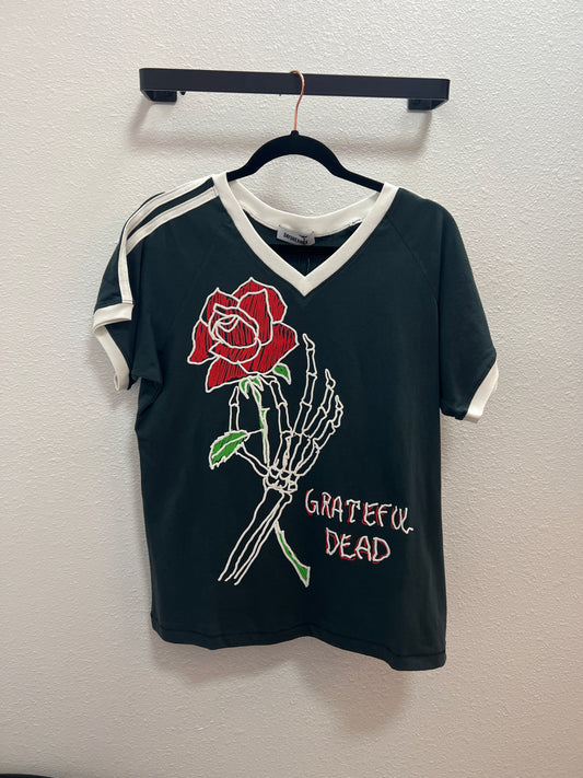 Grateful Dead Skeleton Rose Club Tee