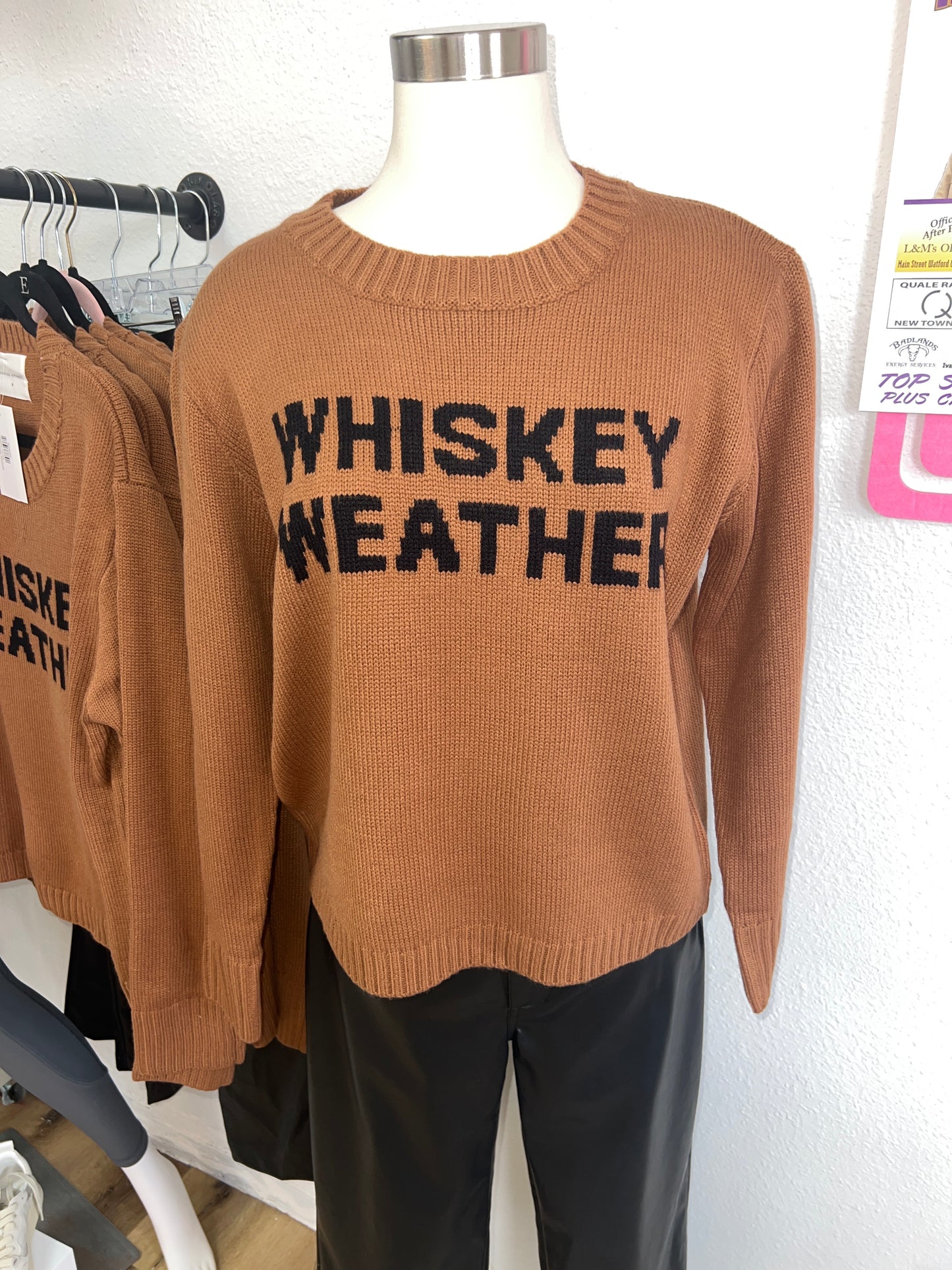 Whiskey Weather Sweater