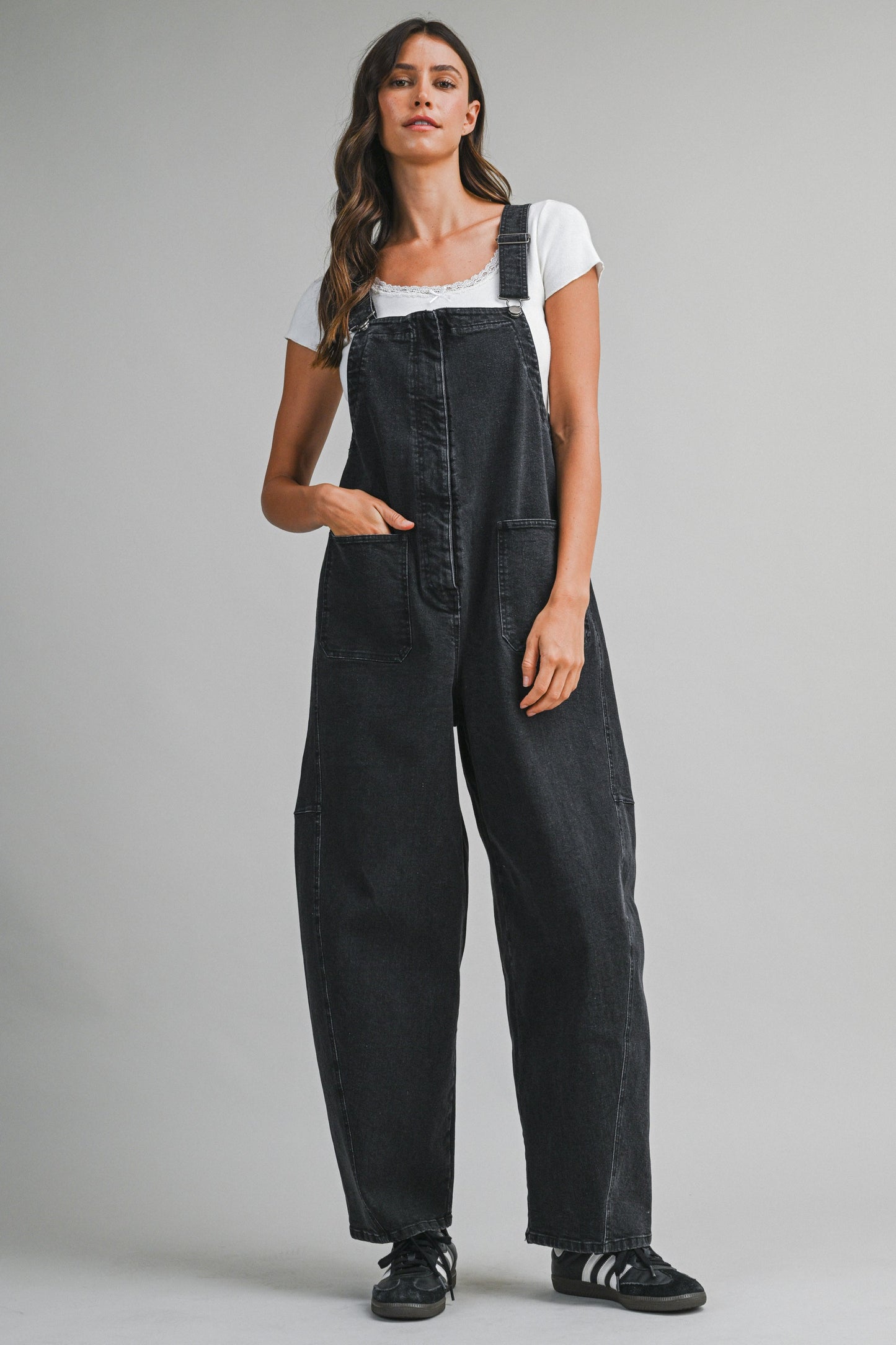 Denim Washed Overalls