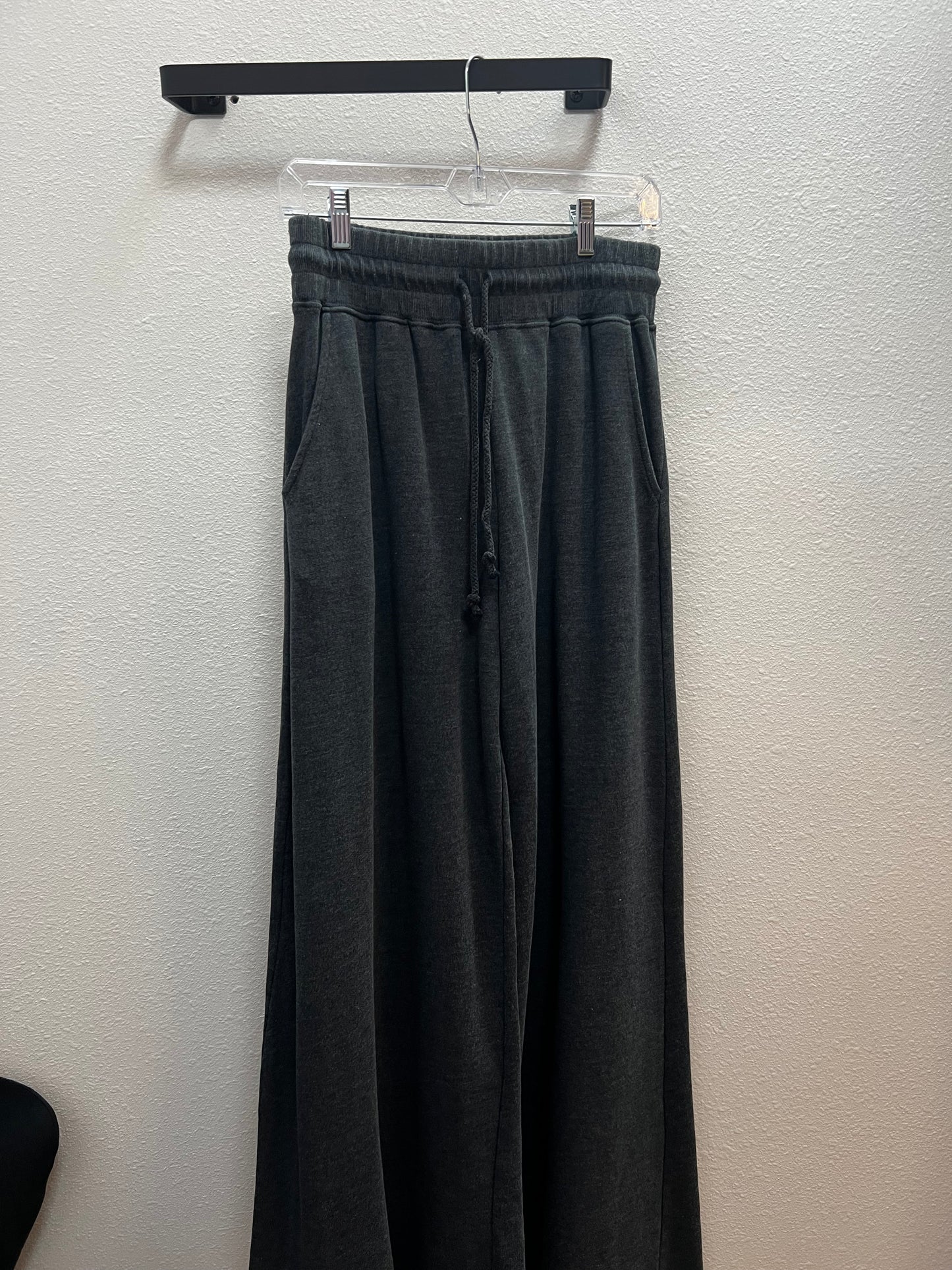 Charcoal Wide Leg Sweat