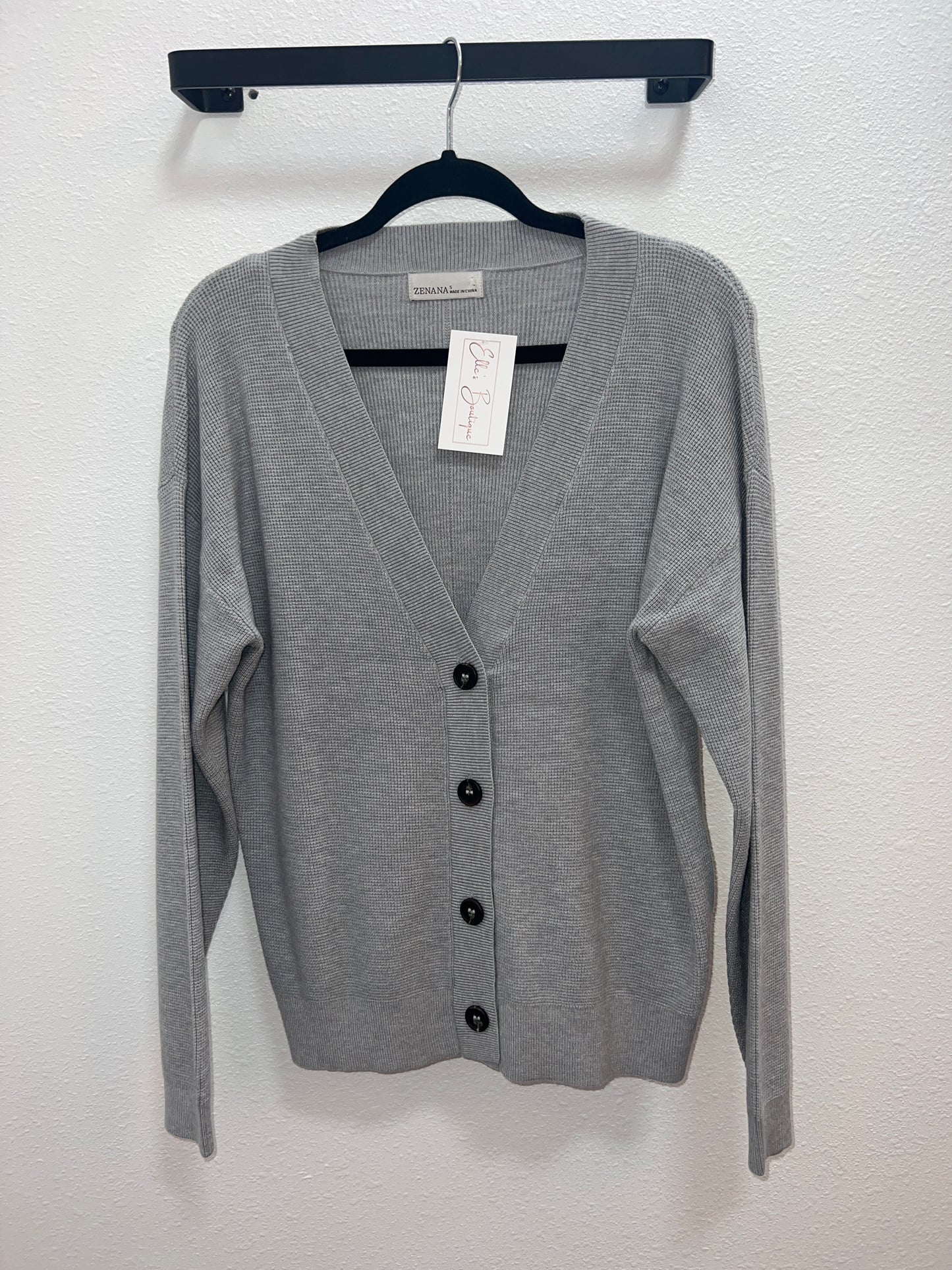 Grey Cardi