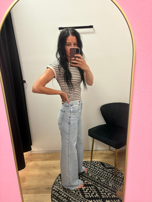 Far Out High Rise Wide Leg