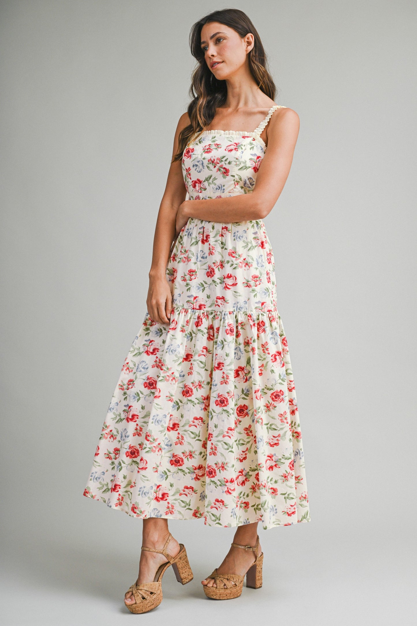 Floral Midi Dress