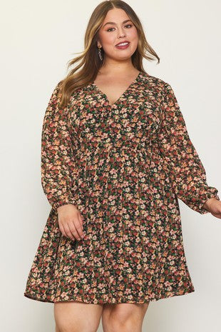 Floral Ruffle Dress