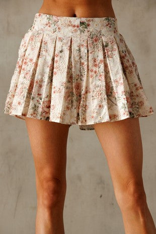 Floral Skort