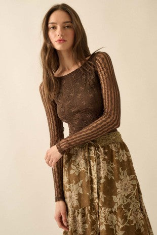 Floral and Striped Bodysuit