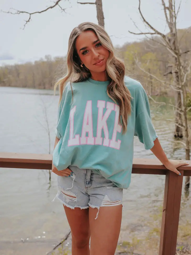 Lake Green Graphic Tee