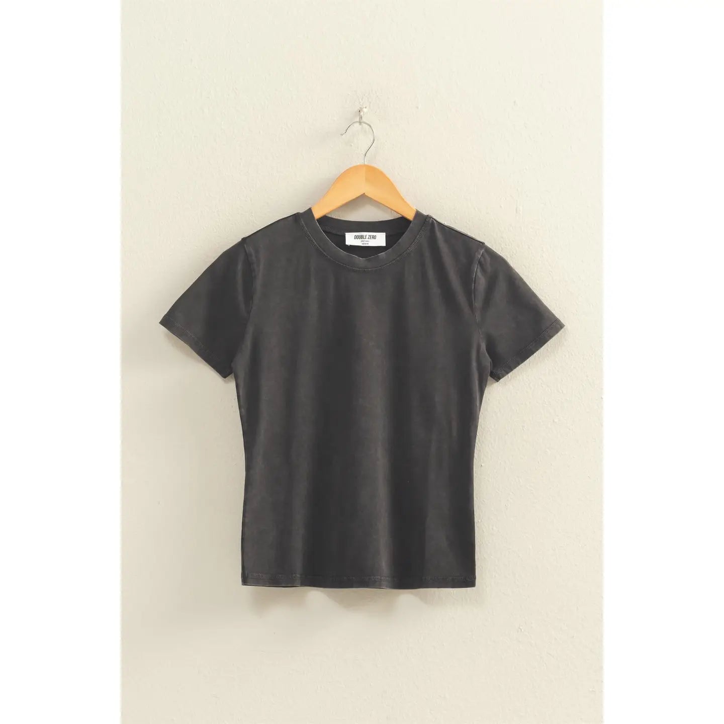 Mineral Washed Short Sleeve Top