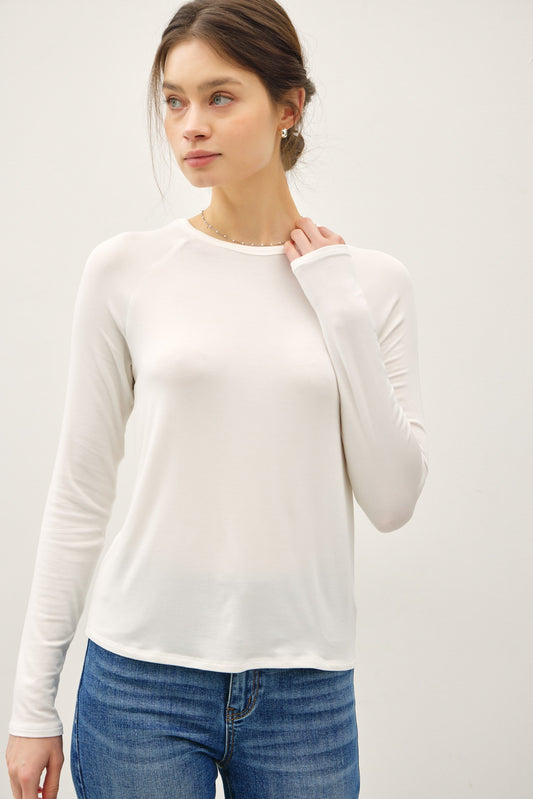 Modal Raglan Sleeve Tee