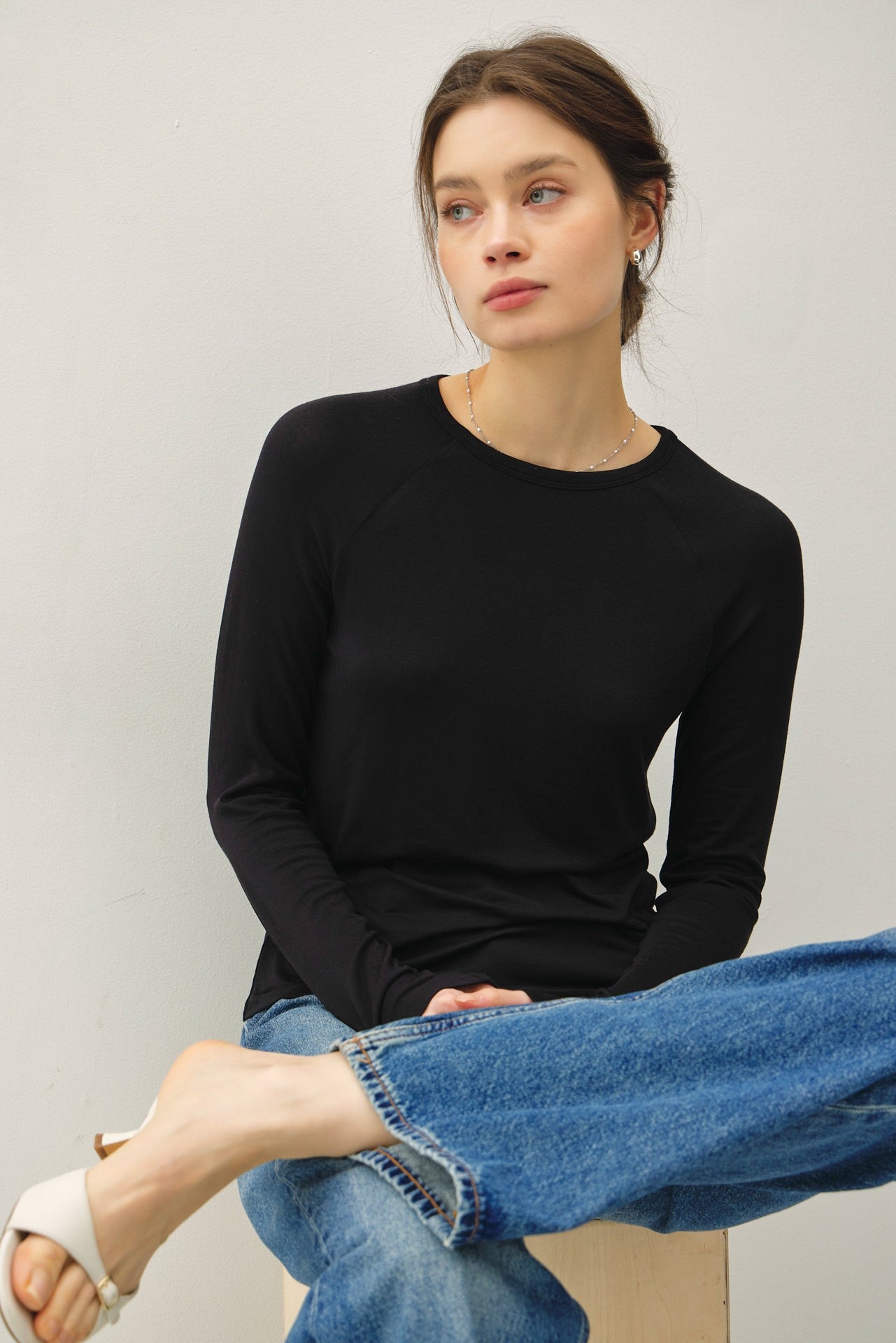 Modal Raglan Sleeve Tee