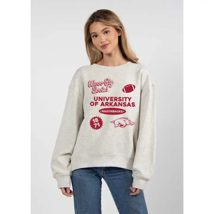Razorbacks Old Crew Neck