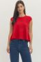 Short sleeved Red Top