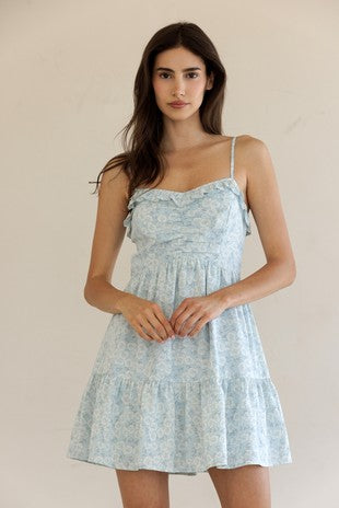 Ruffled Mini Dress