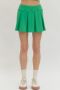 Ruffled Green Skirt