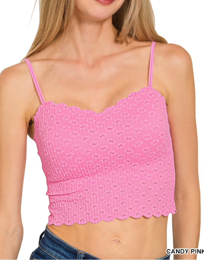Lace Spaghetti Tank