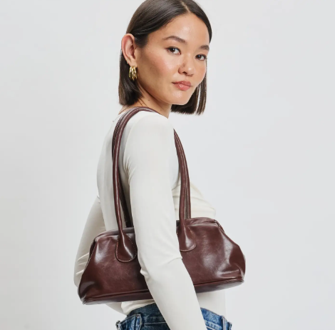 Nina Shoulder Bag (Chocolate)