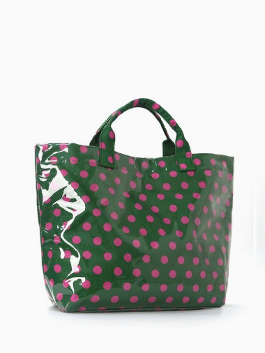 Polka Dot Pvc The Tote Bag