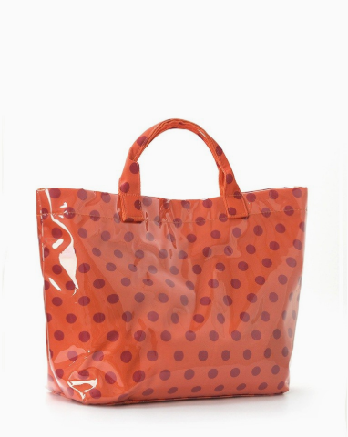 Polka Dot Pvc The Tote Bag