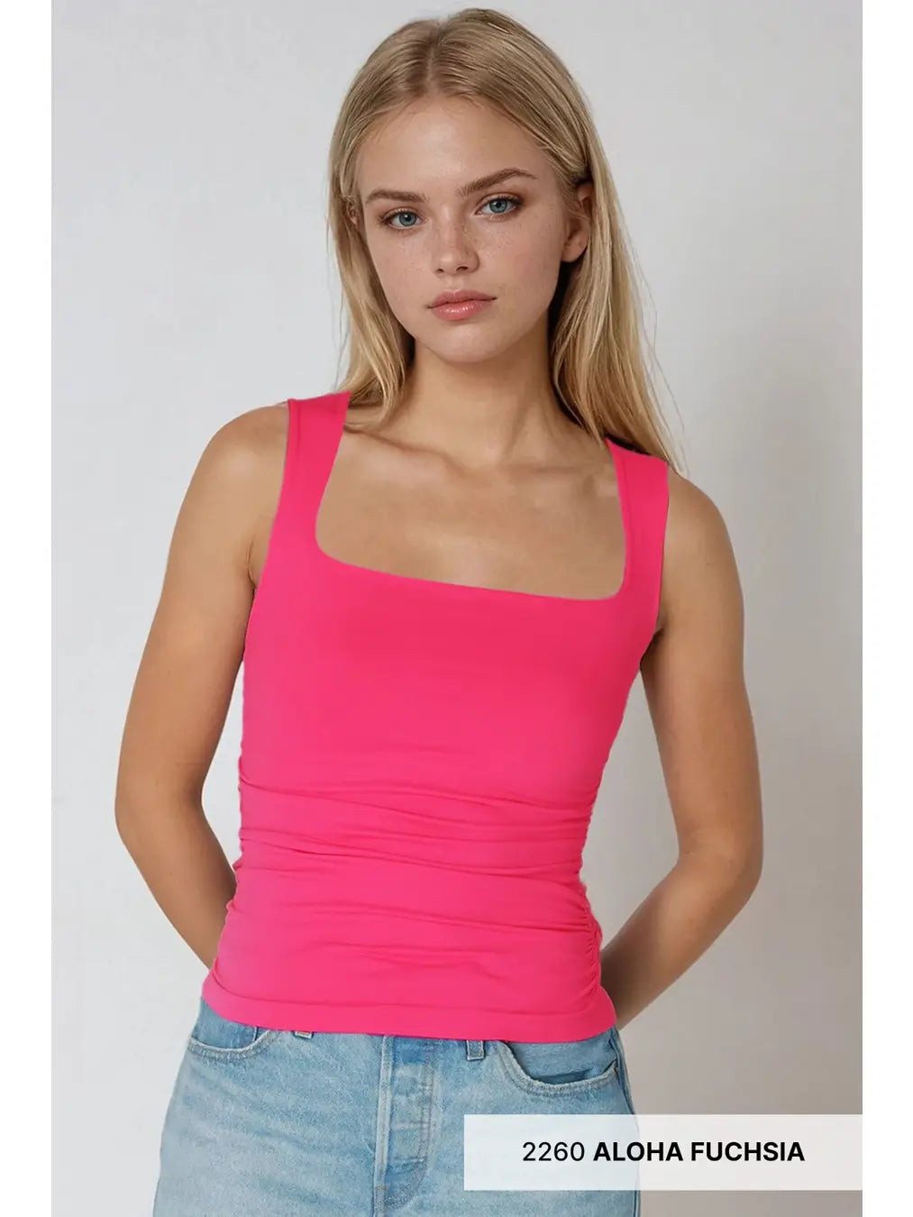 Square Shirred Top
