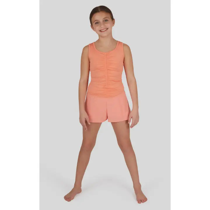 Girls Lux Princess Ruched Tank and Short Set