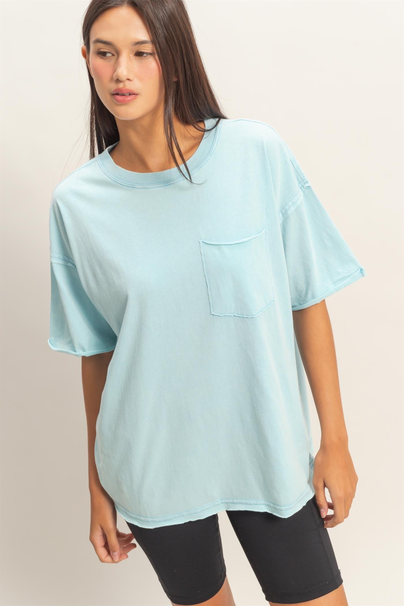 Washed Crew Tee