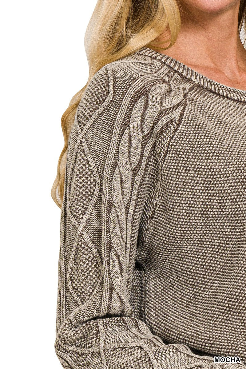 Stone Wash Cable Sleeve