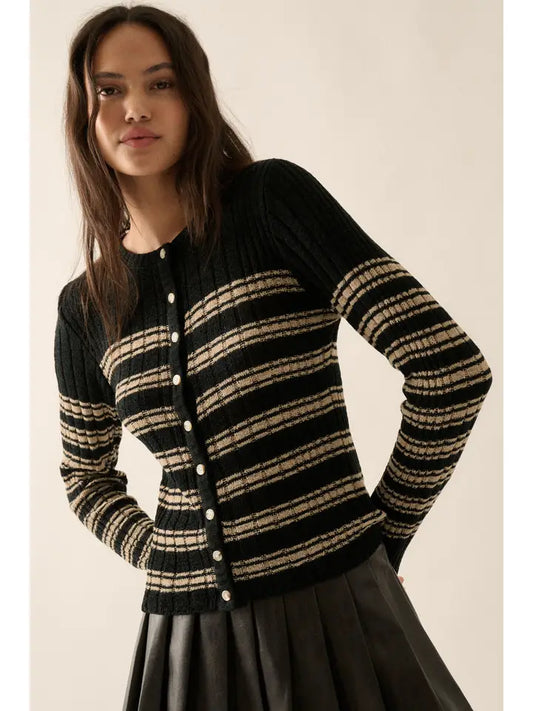 Rib Knit Cardi