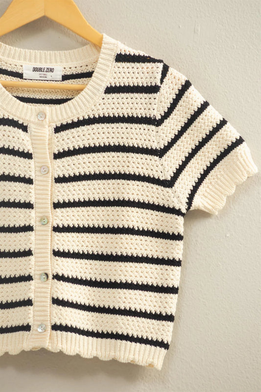 Striped Cardigan