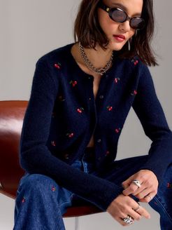 Muse Embroidered Cardigan