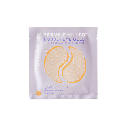 serve chilled bubbly eye patch