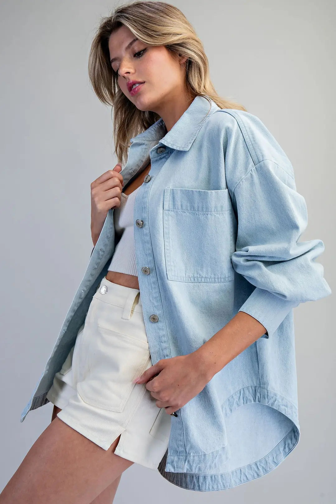 Denim Oversized Shirt