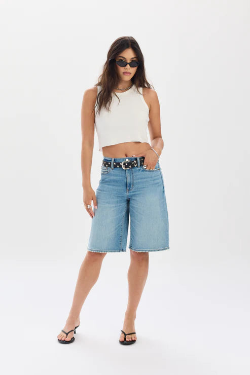 Fools Gold Mid-Rise Shorts